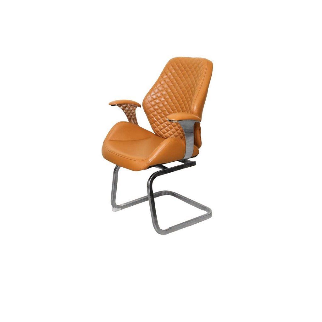 كرسي مكتب حوض جلد ثابت انتظار