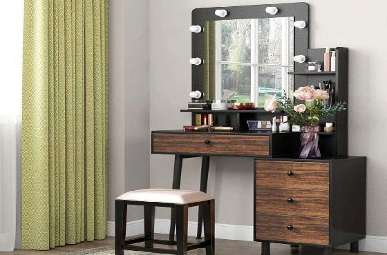 تسريحة مع بوف 40×120سم