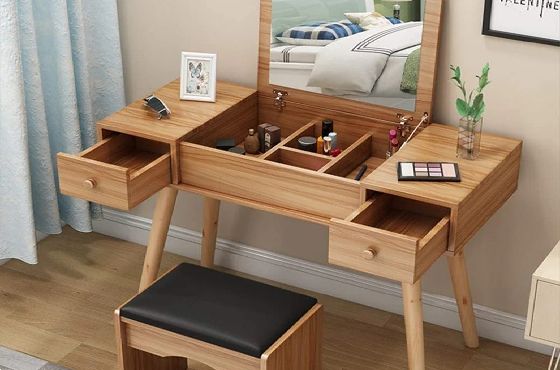 تسريحة مع بوف 40×90سم