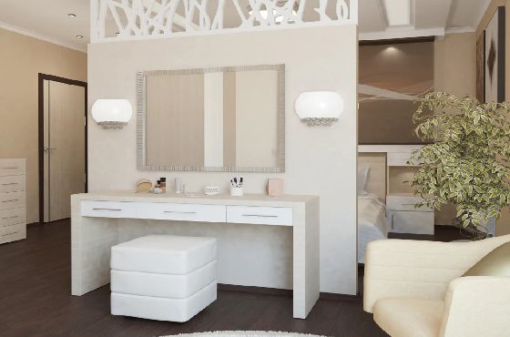 تسريحة مع بوف 40×120سم